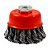 Escova de Aço Entraçado Circular Tipo Taça 75mm x M14 Lotus 6630 - Imagem 2