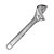 Chave Inglesa Ajustável Aço Temperado Cromado 12'' 30cm Lotus 5461 - Imagem 1