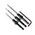 Jogo de Brocas Escareadoras para Parafusadeira 1/4'' x 3,6mm a 4,8mm com 3 Peças Makita A-99661 - Imagem 3