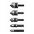 Escareador de Aço Rápido 1/4" - 3/4" 5 Peças Vonder - Imagem 2