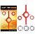 Jogo de Tarraxa Rosca para Canos Tubos PVC de 1/2'' 3/4" 1''  Atopy - Imagem 1