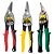 Kit Jogo 3 Tesouras Tipo Aviação para Chapa Corte Direito Esquerdo e Reto 320mm Stanley - Imagem 1