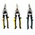 Kit Jogo 3 Tesouras para Chapa Corte Reto Direito Esquerdo Tipo Aviação 10'' 250mm Lotus - Imagem 4