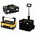 Kit Carrinho Profundo com Rodas + 2 Caixas Organizadoras de Ferramentas Tstak® DeWalt - Imagem 1