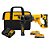 Kit Martelete Perfurador Rompedor Sds Plus 20V Max* XR 3,0J Brushless + 2 Bateria 20V Powerstack 1.7Ah Carregador Dewalt - Imagem 1