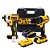 Kit Parafusadeira/Furadeira de Impacto DCD7781D2 + Parafusadeira de Impacto 1/4'' 20V Max Xr Brushless DCF887B DeWalt - Imagem 1