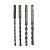 Kit Jogo 4 Brocas Sds Plus Concreto 6mm 8mm 10mm 12mm x 160mm Lotus - Imagem 1