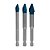 Kit Jogo 3 Brocas para Porcelanato 8mm 10mm 12mm x 90mm Expert Hex-9 HardCeramic Bosch - Imagem 1