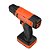 Parafusadeira/Furadeira de Impacto 3/8" 12V Máx Íon de Lítio com 17 Acessórios Black+Decker BCD712VHD-BR - Imagem 6