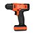 Parafusadeira/Furadeira de Impacto 3/8" 12V Máx Íon de Lítio com 17 Acessórios Black+Decker BCD712VHD-BR - Imagem 2
