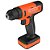 Parafusadeira/Furadeira de Impacto 3/8" 12V Máx Íon de Lítio com 17 Acessórios Black+Decker BCD712VHD-BR - Imagem 3
