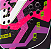 RAQUETE DE BEACH TENNIS JOMA SEVILLA FIBRA DE VIDRO ROSA E LILAS C/ CAPA - Imagem 5