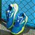 TÊNIS JOMA POINT SAIBRO AZUL E VERDE LIMÃO - Imagem 9