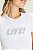 CAMISETA FEMININA LIVE PRO WHITE - Imagem 3
