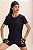 CAMISETA FEMININA LIVE TWIST FUTURE NOIR BLACK - Imagem 1