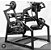 POWER SQUAT MACHINE - AGACHAMENTO MÁXIMO ARTICULADA-MF-HAMMER - Imagem 1