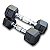 Halteres Sextavados Injetados Com Pegada recartilhadaCromada - SX-i - 1 A 10 Kg. (10 Pares) - Imagem 2