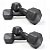 DUMBELLS SEXTAVADO PINTADO. 30KG PAR - Imagem 3