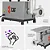 MOEDOR ELETRICO PARA CARNES CAF10 EM INOX - 127/220V - Imagem 1