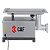 MOEDOR ELETRICO PARA CARNES CAF10 EM INOX - 127/220V - Imagem 3