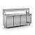 BALCAO REFRIGERADO CONDIMENTADOR INOX 2M 220V S/CUBAS REFRIMATE - Imagem 1