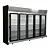 EXPOSITOR CONSERV FRICON AUTO SERVICO 2375LITROS 05PORTAS INOX 220V - Imagem 1