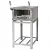 FORNO IND LASTRO ROMA GAS GALV INTERNO /INOX EXTERNO - Imagem 1