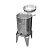 FRITADEIRA ELET FC-AGUA E OLEO 220 INOX NR12 SKYMSEM - Imagem 1