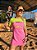 Vestido Beach Sport com Recorte Bi- Lolipop e Amarelo Neon - Imagem 1