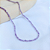 Choker de Ametista facetada 2mm - Imagem 1