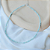 Choker de Larimar facetada 3mm - Imagem 1