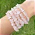 Pulseira de Quartzo Rosa cascalho - Imagem 1