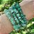 Pulseira de Quartzo verde cascalho - Imagem 1