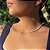 Choker de Amazonita facetada 3mm - Imagem 4