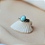 Anel Larimar em prata 925 - Imagem 2