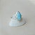 Anel Larimar navete em prata 925 - Imagem 1