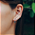 Brinco Earcuff Labradorita em prata 925 - Imagem 2