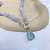 Colar Ágata Blue Lace com Água Marinha - Imagem 1