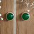 Brincos Botão - Jade - Imagem 1