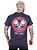Camiseta Caveira Piston Skull Marinho Indigo - Imagem 3