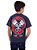 Camiseta Caveira Piston Skull Marinho Indigo - Imagem 5
