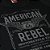 Camiseta Feminina Moto American Rebel Preta - Imagem 3