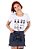 Camiseta Feminina Kiss Cat Branca - Imagem 1