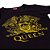 Camiseta Feminina Queen Gold Preta - Imagem 2