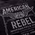 Blusa Choker Moto American Rebel Preta - Imagem 2