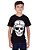 Camiseta Caveira Pirata Preta - Imagem 2