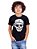 Camiseta Infantil Caveira Pirata Preta - Imagem 1