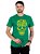 Camiseta Brasil Fut Caveira Verde - Imagem 1