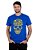 Camiseta Brasil Fut Caveira Azul - Imagem 4