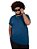 Camiseta Plus Size Básica Azul Petróleo. - Imagem 1